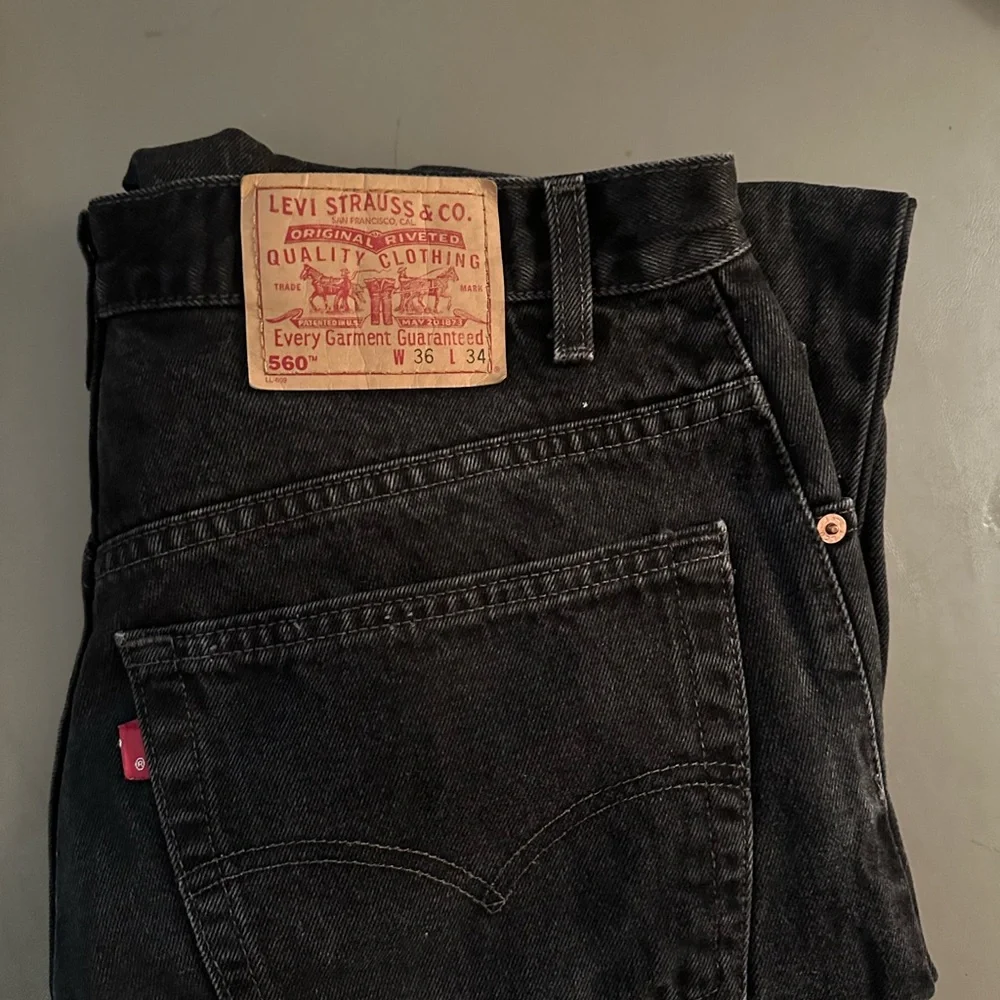 Levi Strauss - Black - Jeans - loose Fit - Tapered Leg - Picture 3 of 7